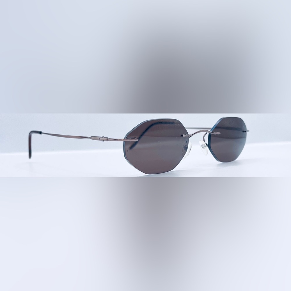 NR 344 Bronze Oval Sunglasses Frames Only